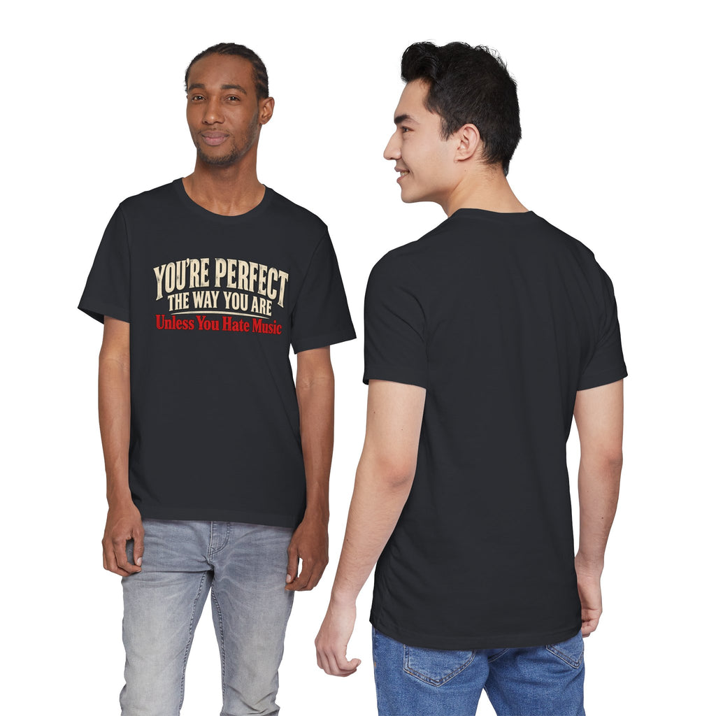 You're Perfect Unless You Hate Music T-Shirt