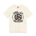 Music Moves Me Heartbeat T-Shirt