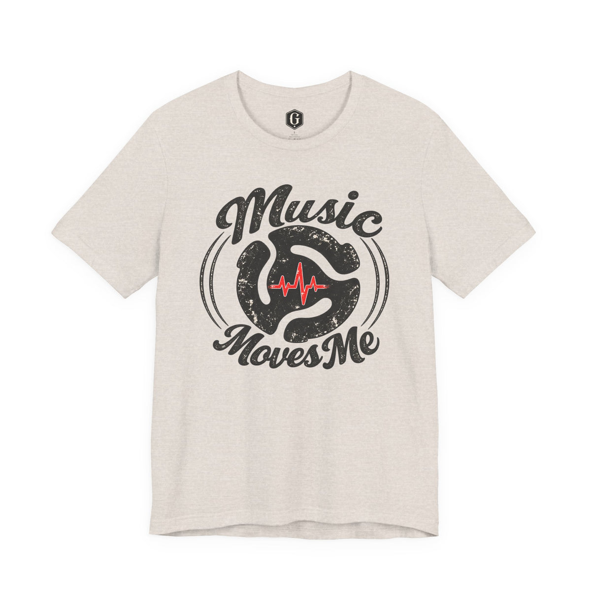 Music Moves Me Heartbeat T-Shirt