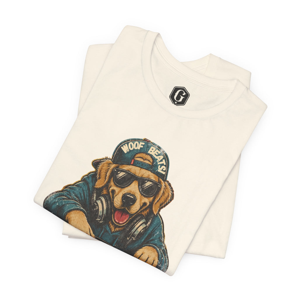 Woof Beats DJ Dog T-Shirt
