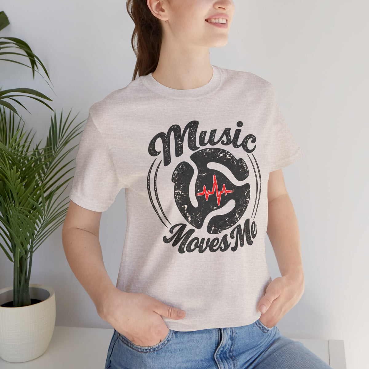 Music Moves Me Heartbeat T-Shirt