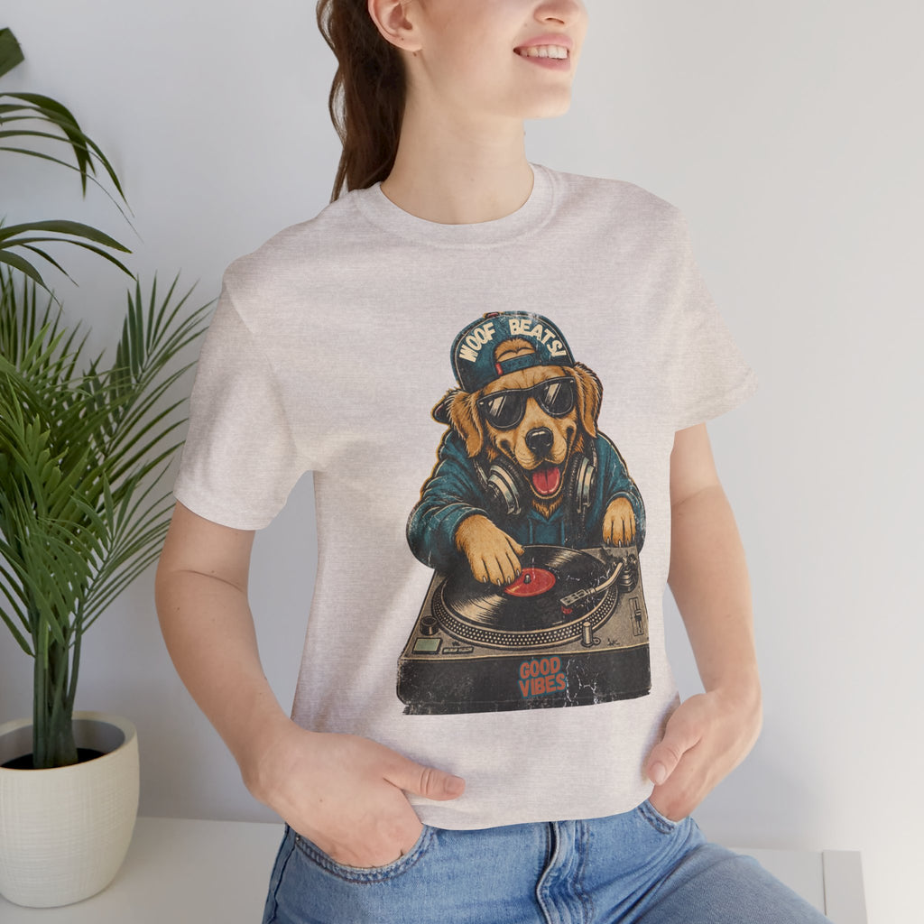 Woof Beats DJ Dog T-Shirt