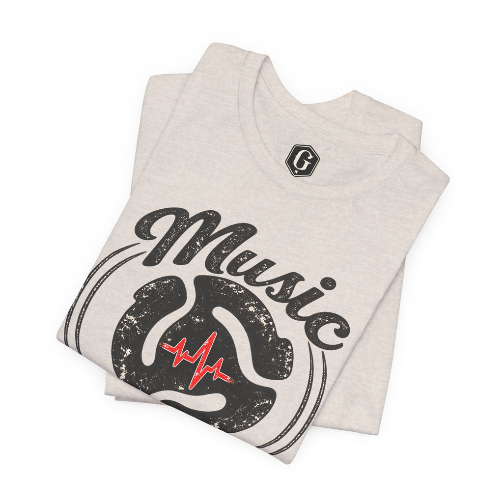 Music Moves Me Heartbeat T-Shirt