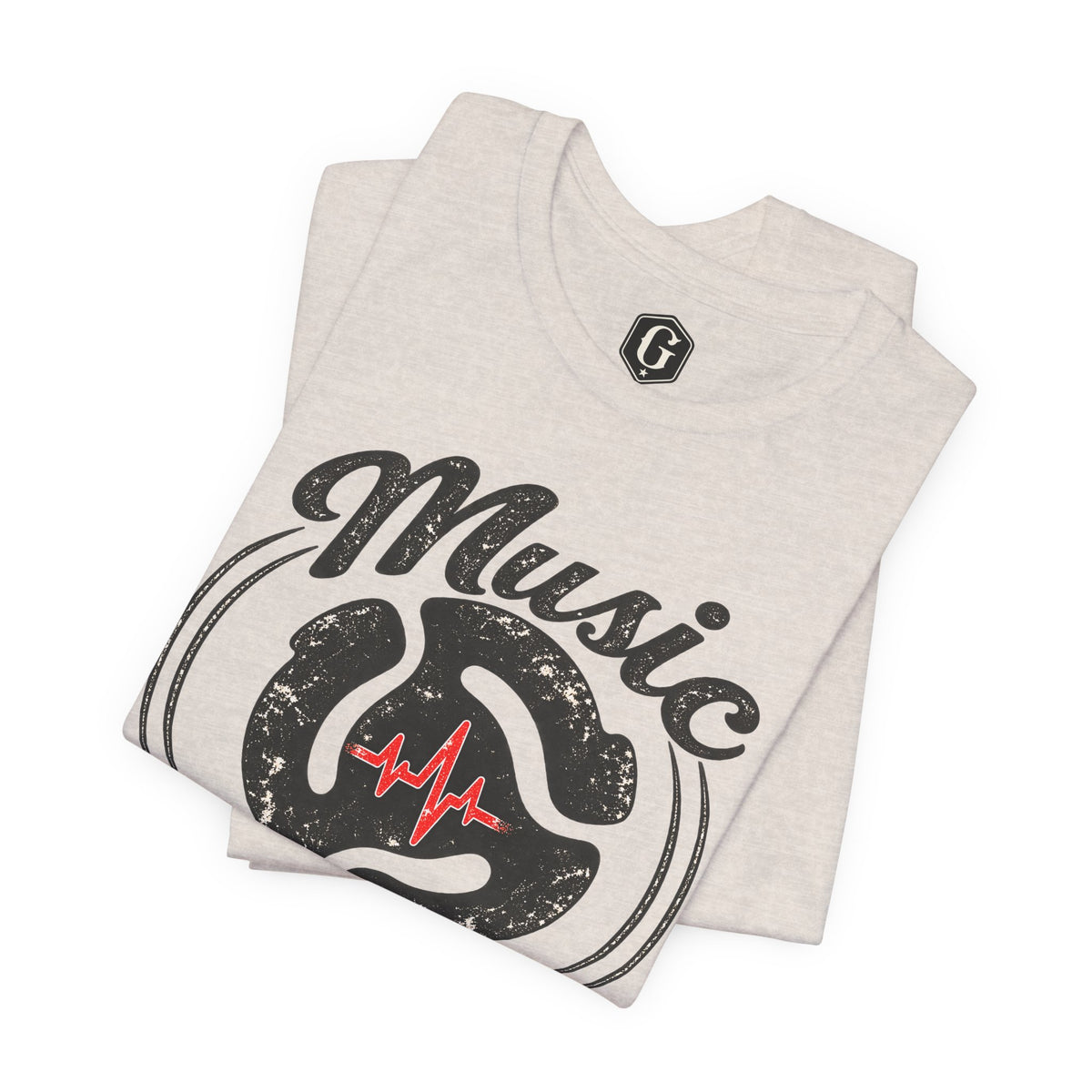 Music Moves Me Heartbeat T-Shirt