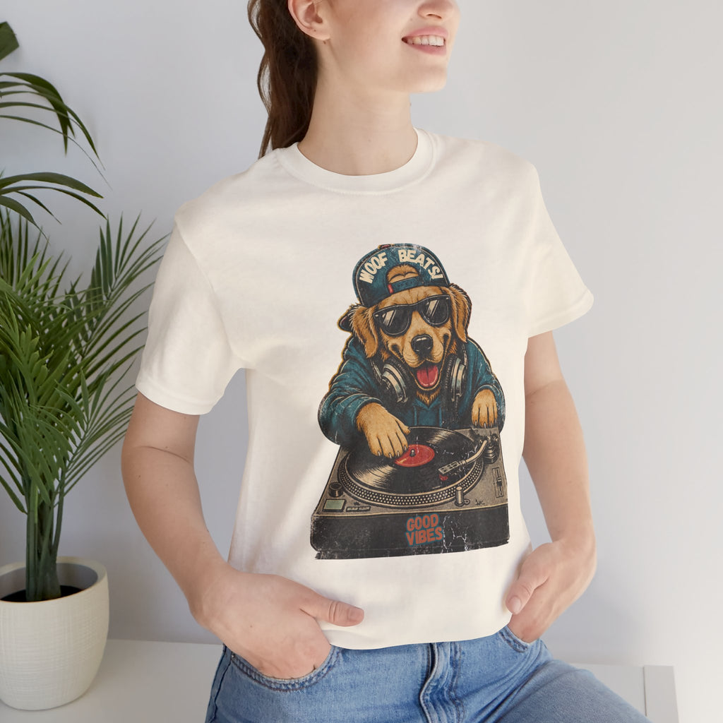 Woof Beats DJ Dog T-Shirt