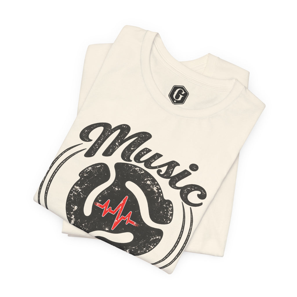 Music Moves Me Heartbeat T-Shirt