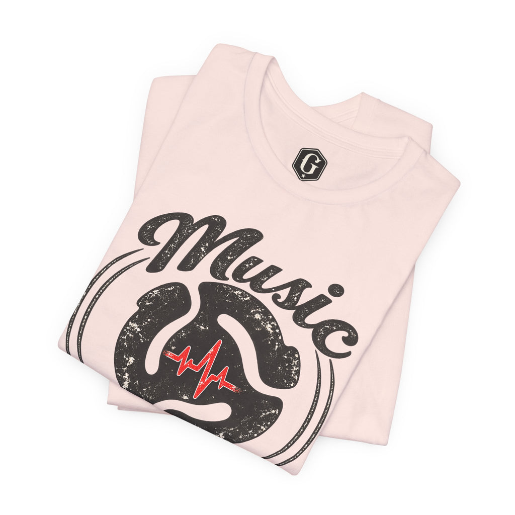 Music Moves Me Heartbeat T-Shirt