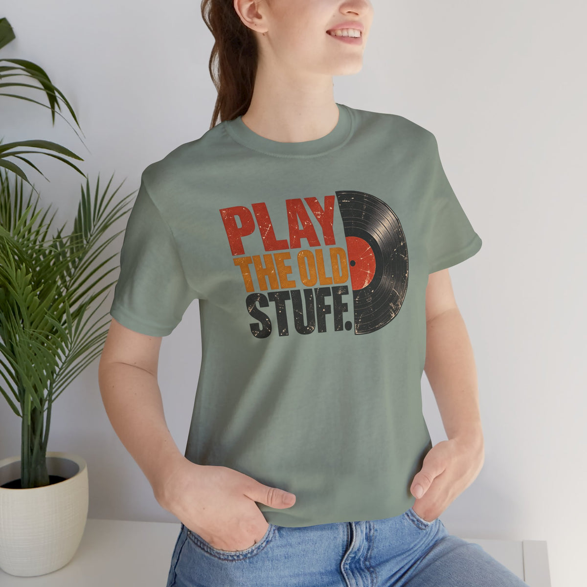 Play The Old Stuff Vinyl T-Shirt