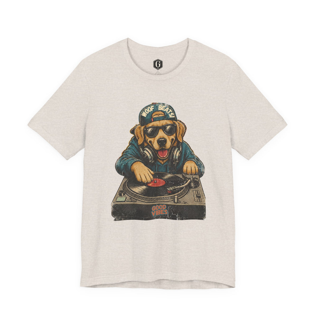 Woof Beats DJ Dog T-Shirt