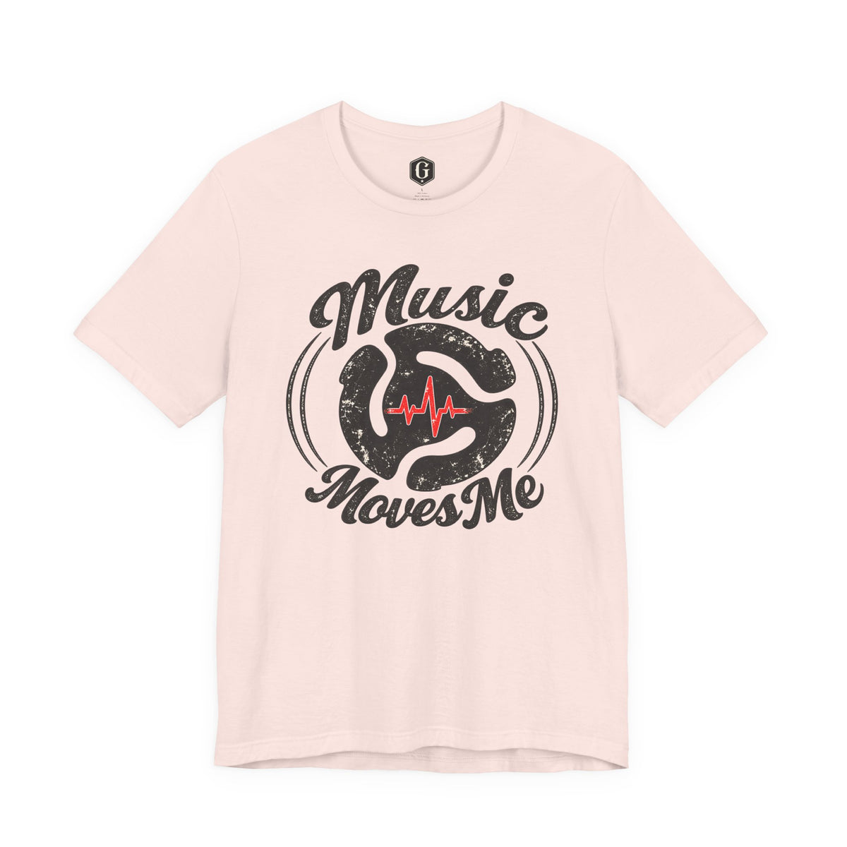 Music Moves Me Heartbeat T-Shirt