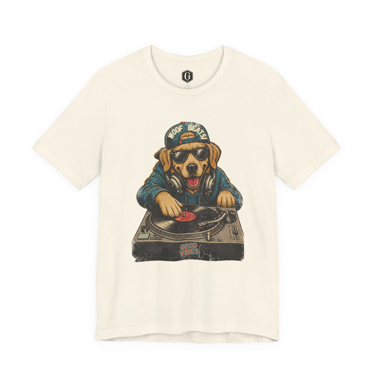 Woof Beats DJ Dog T-Shirt