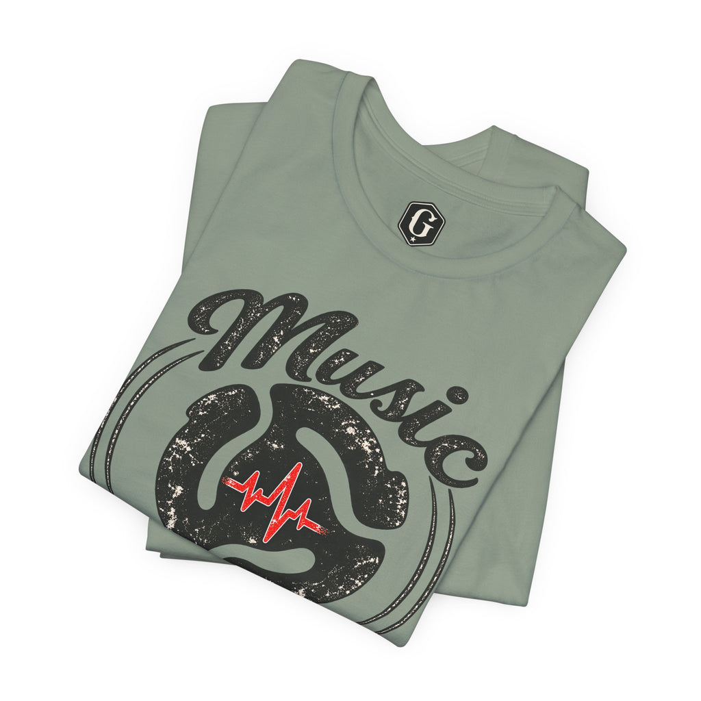 Music Moves Me Heartbeat T-Shirt