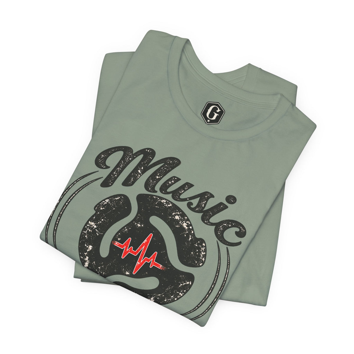 Music Moves Me Heartbeat T-Shirt