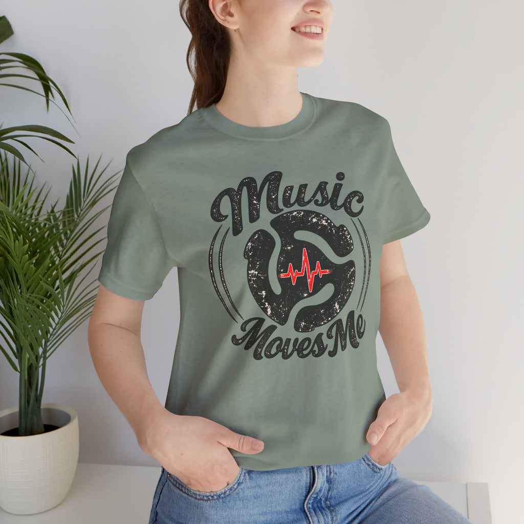 Music Moves Me Heartbeat T-Shirt