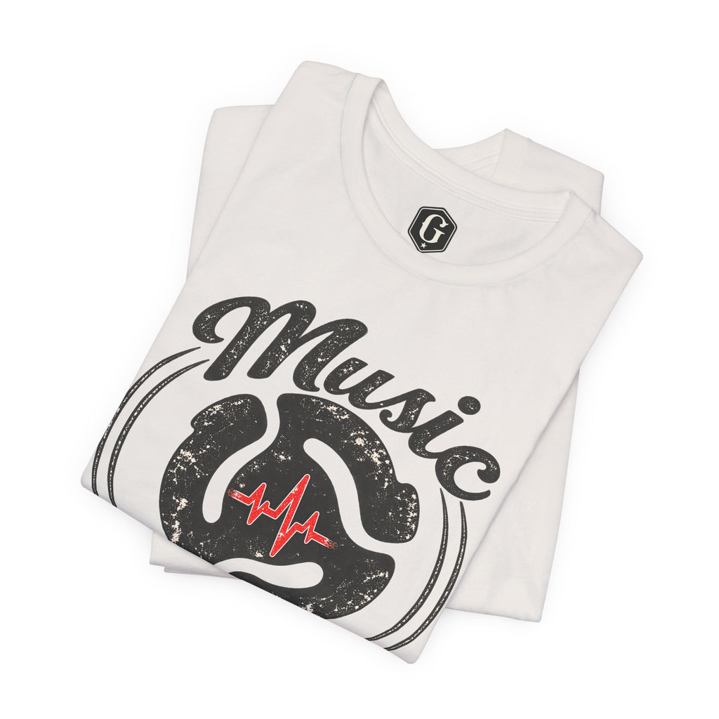 Music Moves Me Heartbeat T-Shirt