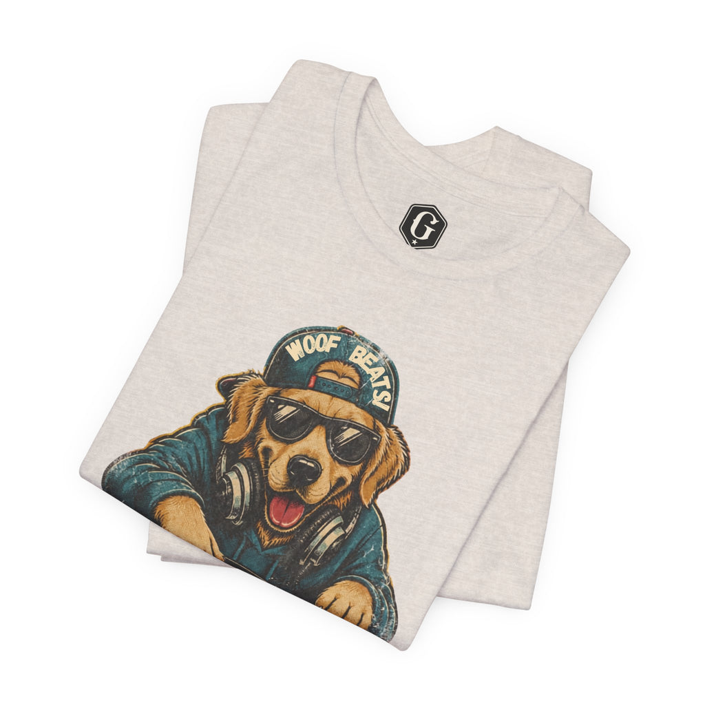 Woof Beats DJ Dog T-Shirt