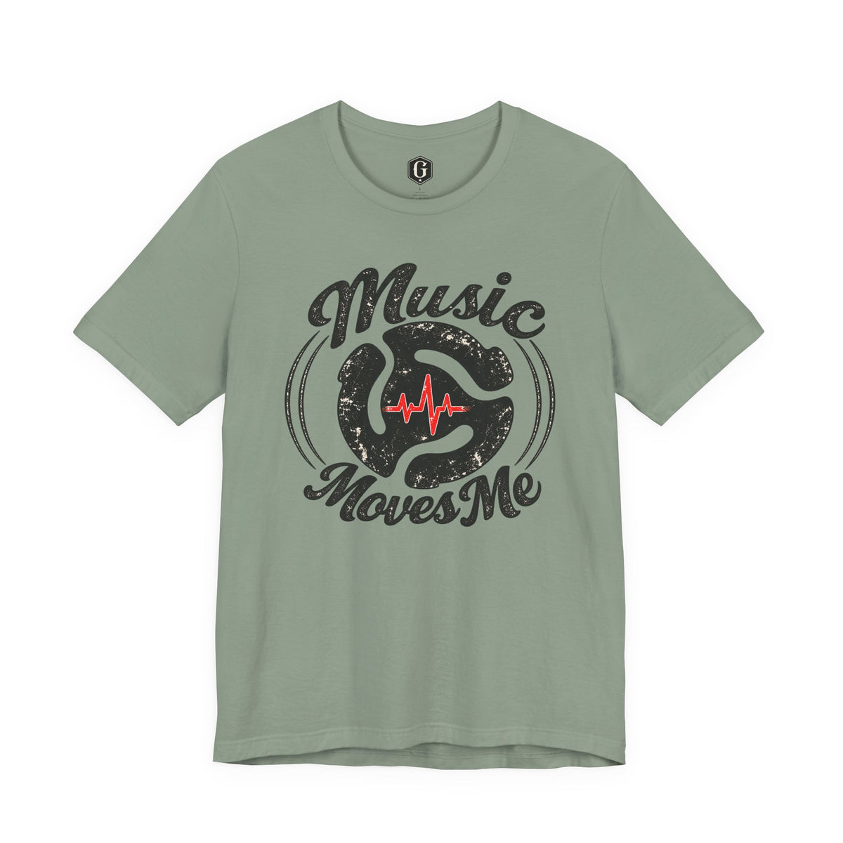 Music Moves Me Heartbeat T-Shirt